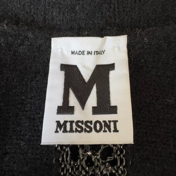 MISSONI Wool & Lurex Lace Cardigan - Picture 8 of 11